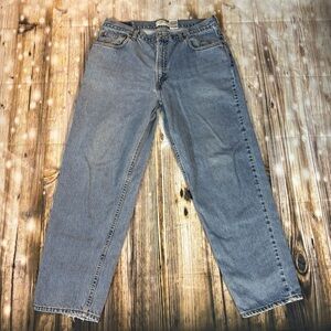 Levi’s 560 Comfort Fit Jeans Med Wash Blue Men’s Size 36x32 Y2K Hole Broken In